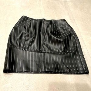 Jean colona faux leather mini from runway